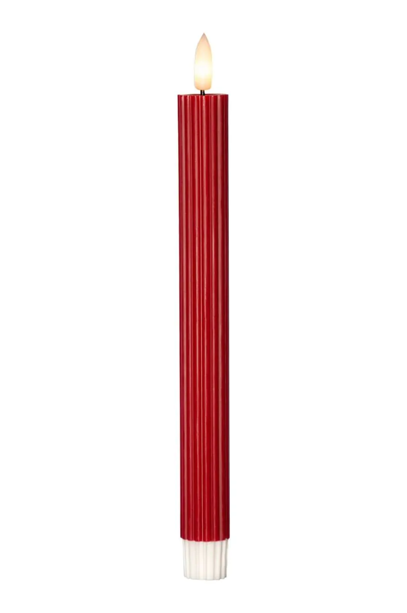 Jotex Kynttilät|Jouluvalot^Antiikkikynttilät LED Flamme Stripe, 2/pakk.