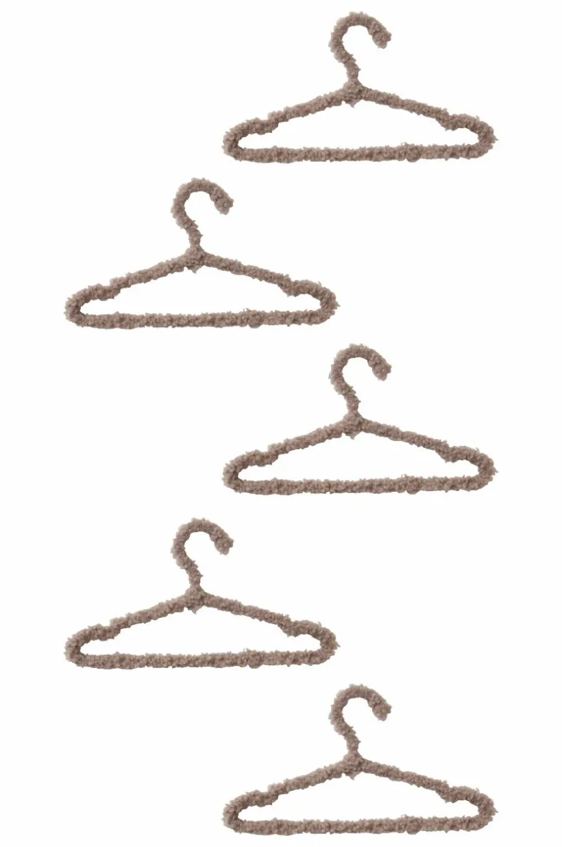 Jotex Lasten Sisustusesineet|Lasten Sisustusesineet^BABINE MINI Vaateripustimet, 5/pakk.