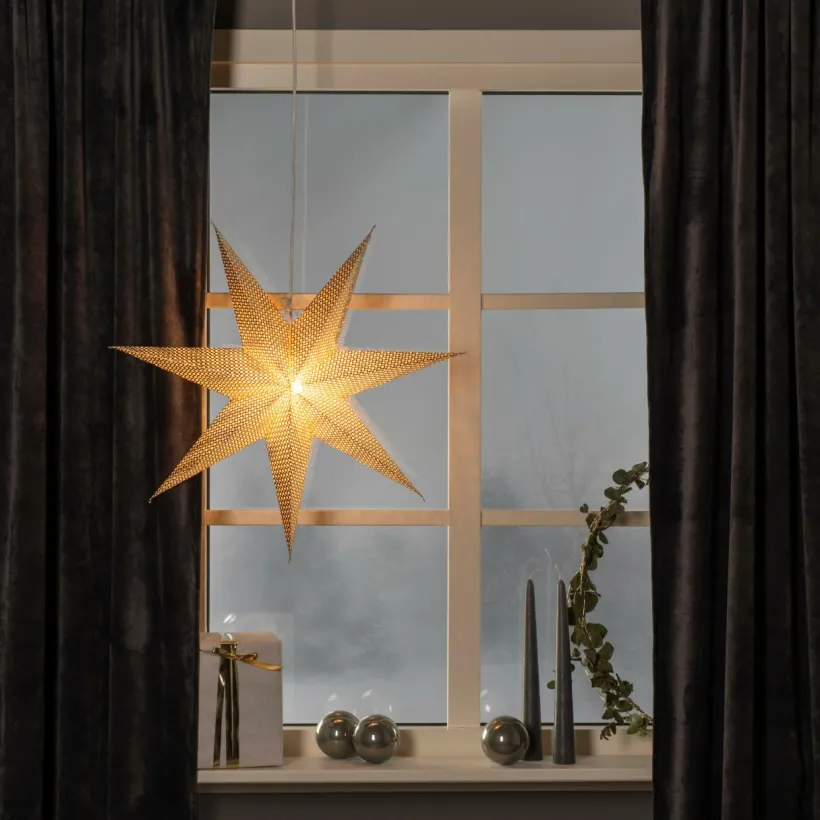 Jotex Jouluvalot^BRASS Joulutähti 60 Cm