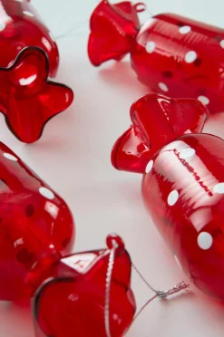 Jotex Joulukoristeet^CANDY DOTS Koristeriipukset, 4/pakk.