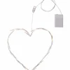 Jotex Jouluvalot^CRISPY HEART Seppele LED-valolla 27 Cm