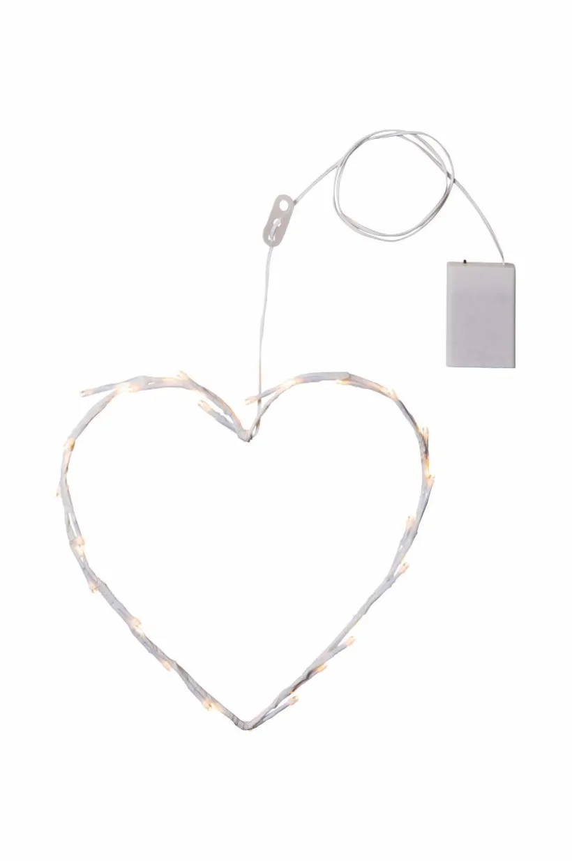 Jotex Jouluvalot^CRISPY HEART Seppele LED-valolla 27 Cm
