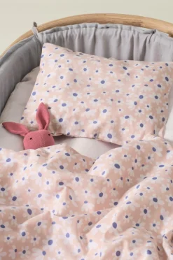 Jotex Lasten Vuodevaatteet^DAISY BABY Pussilakanasetti Vaunuihin/kehtoon - Ekologinen