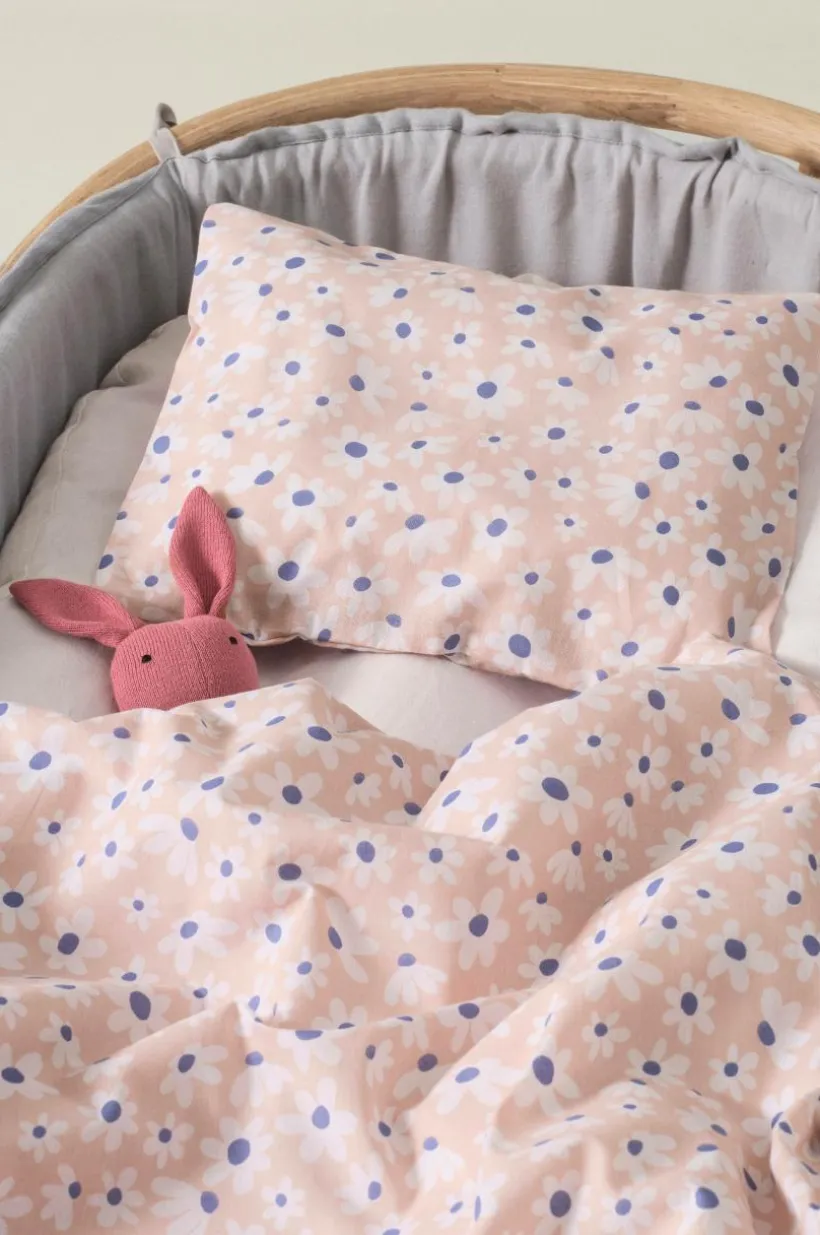Jotex Lasten Vuodevaatteet^DAISY BABY Pussilakanasetti Vaunuihin/kehtoon - Ekologinen