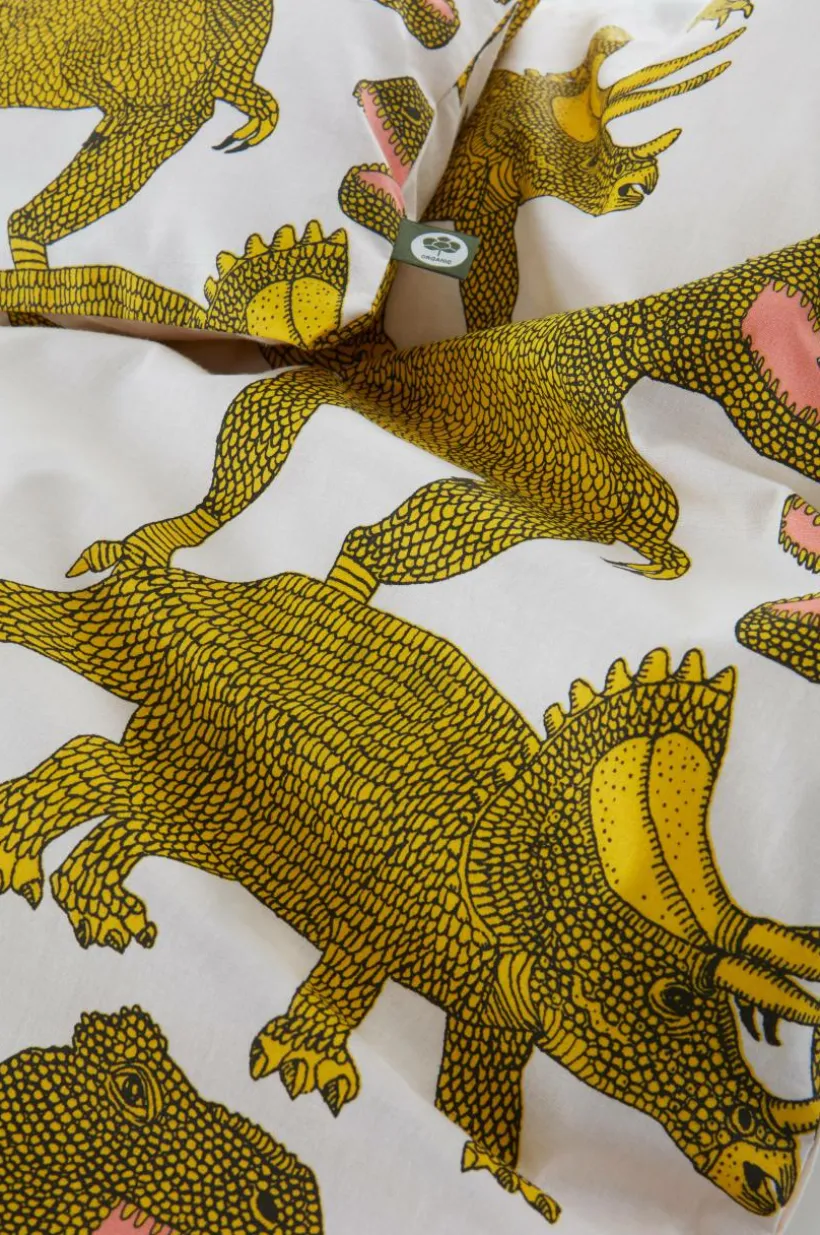 Jotex Lasten Vuodevaatteet^DINO BABY Pussilakanasetti Vaunuihin/kehtoon - Ekologinen