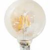 Jotex Valonlähteet^Filamenttikoristelamppu LED, Himmennettävä Pallolamppu, E27, 4 W, ø 95 Mm, Meripihka