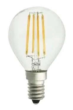 Jotex Valonlähteet^Filamenttikoristelamppu LED, Himmennettävä Pallolamppu, E14, 4 W, Ø 45 Mm, Meripihka