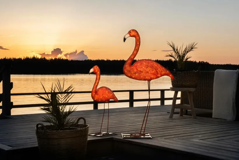Jotex Ulkovalaisimet|Ulkovalaisimet^Flamingo LED, Korkeus 70 Cm