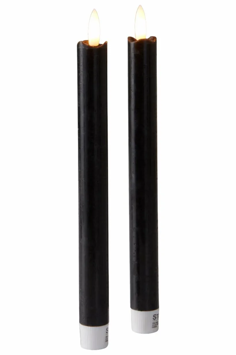 Jotex Kynttilät^FLAMME Antiikkikynttilät LED 25 Cm, 2/pakk.