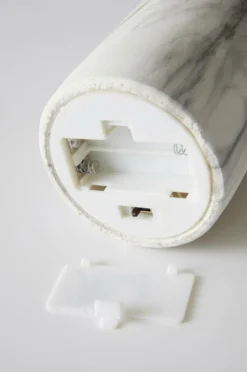 Jotex Kynttilät^FLAMME MARBLE Pöytäkynttilä LED, 12,5 Cm