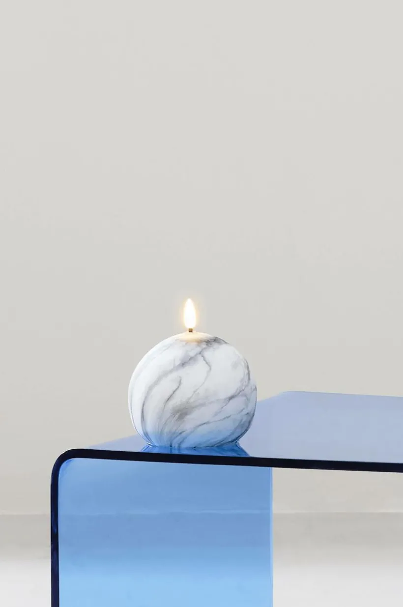 Jotex Kynttilät^FLAMME MARBLE Pöytäkynttilä LED, 12 Cm