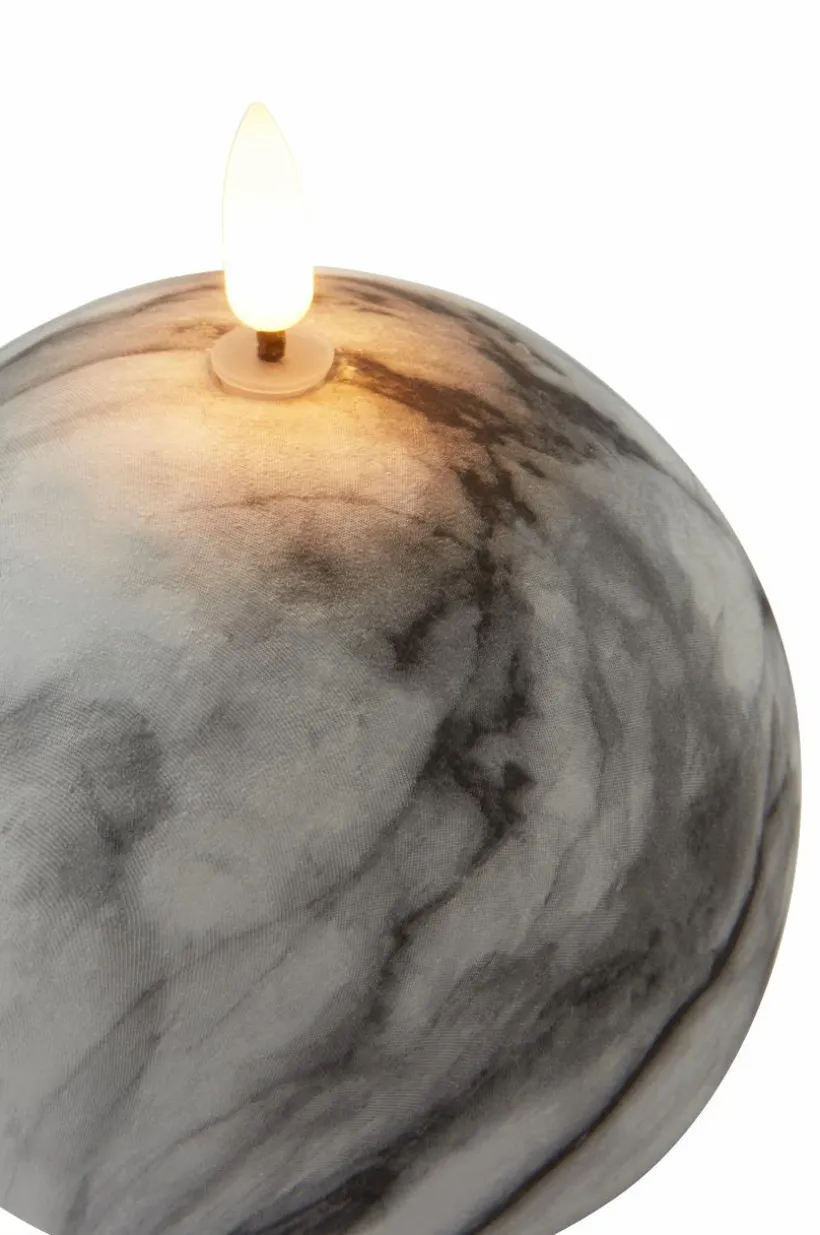 Jotex Kynttilät^FLAMME MARBLE Pöytäkynttilä LED, 12 Cm