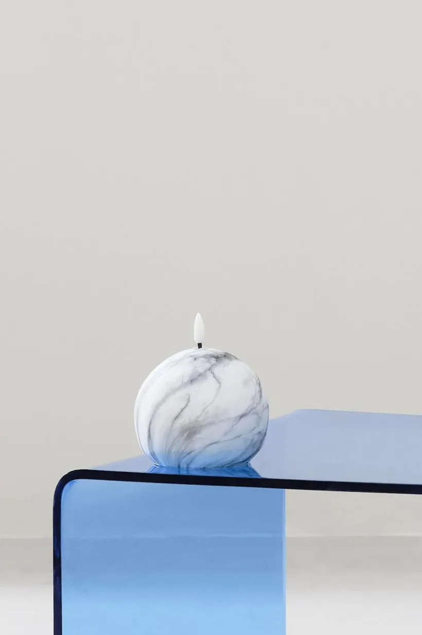 Jotex Kynttilät^FLAMME MARBLE Pöytäkynttilä LED, 12 Cm
