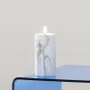 Jotex Kynttilät^FLAMME MARBLE Pöytäkynttilä LED, 17,5 Cm
