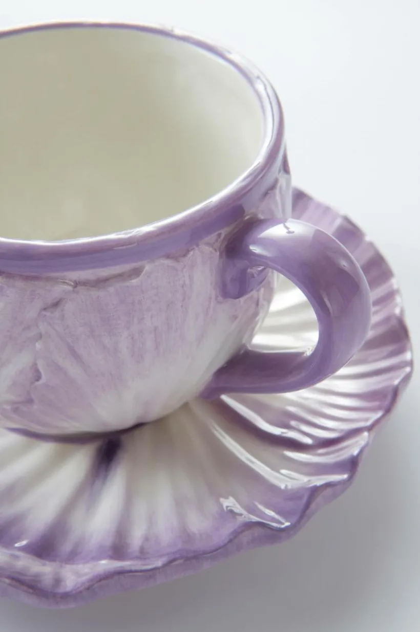 Jotex Kupit & Mukit^FLORA Kuppi Ja Aluslautanen 1/pakk.