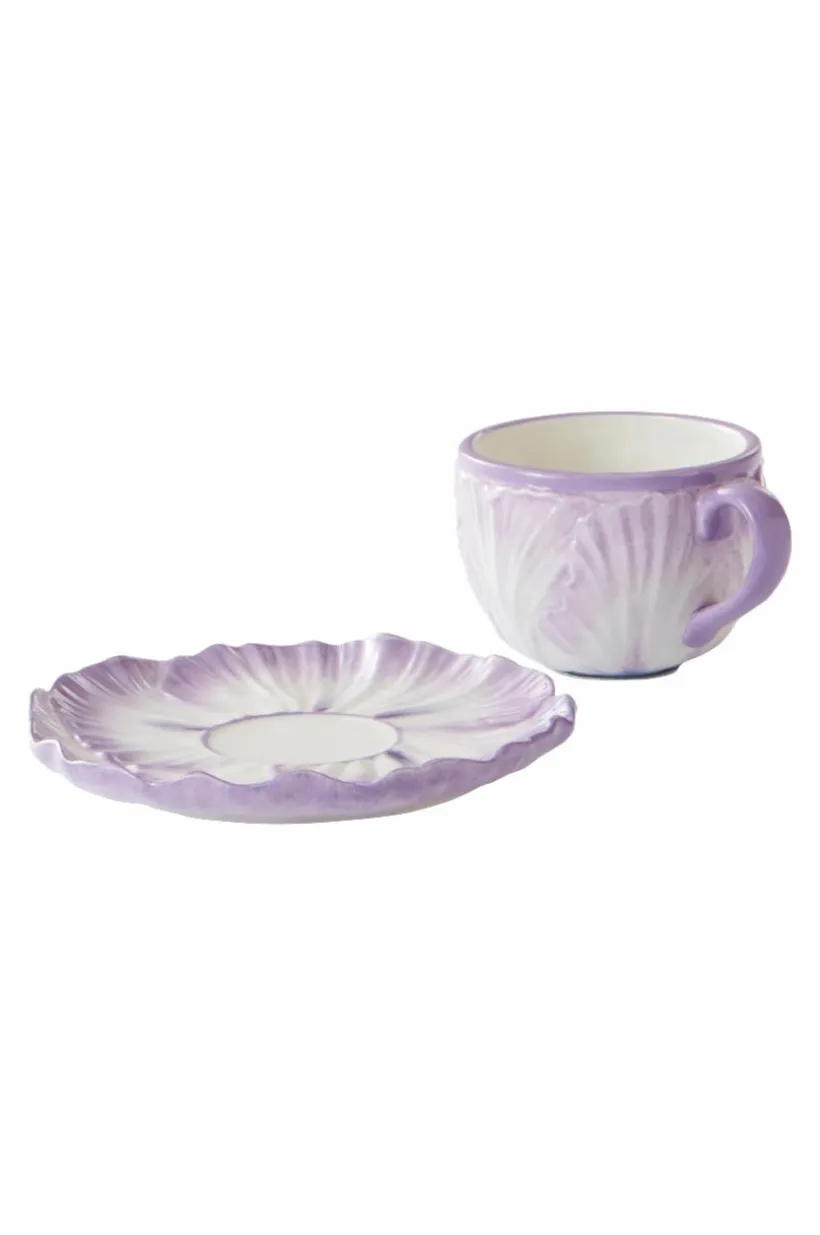 Jotex Kupit & Mukit^FLORA Kuppi Ja Aluslautanen 1/pakk.