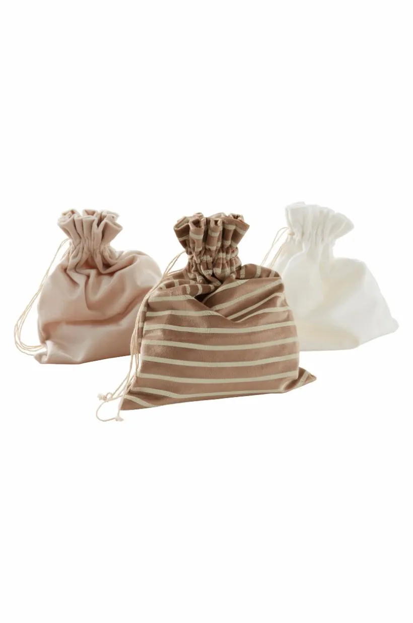 Jotex Lahjapaperit & Lahjanauhat|Koriste-Esineet^GIFTIE STRIPE SET Lahjapussit, 3/pakk.