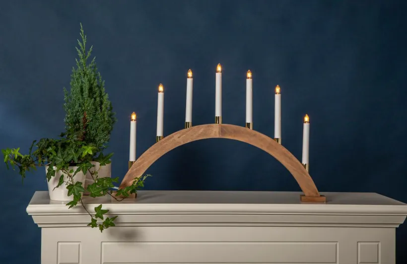 Jotex Jouluvalot^GILLIAN Adventtikynttelikkö Korkeus 40 Cm