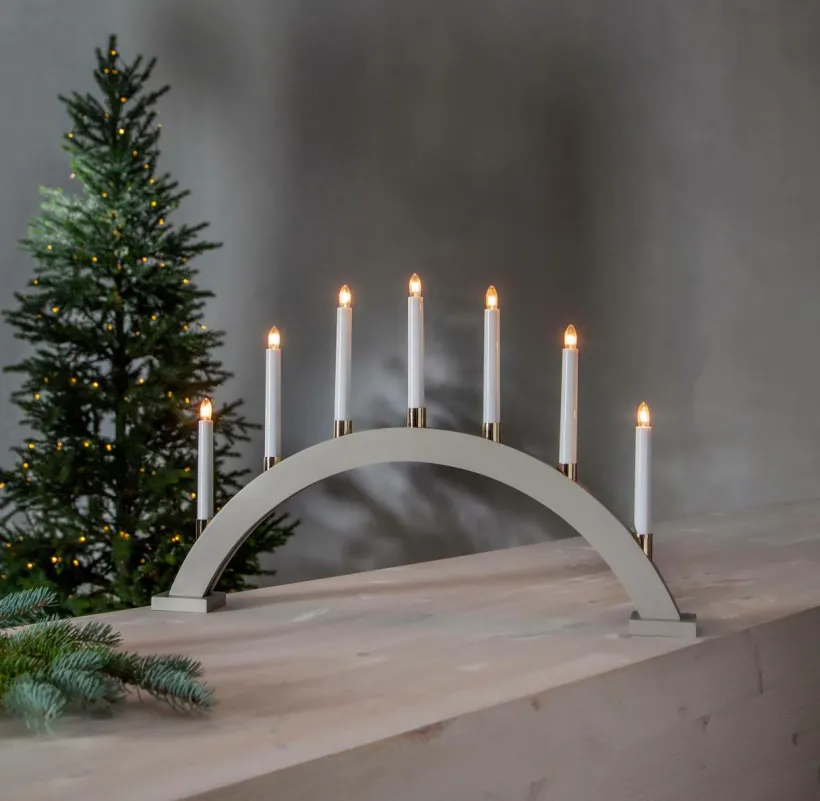 Jotex Jouluvalot^GILLIAN Adventtikynttelikkö Korkeus 40 Cm