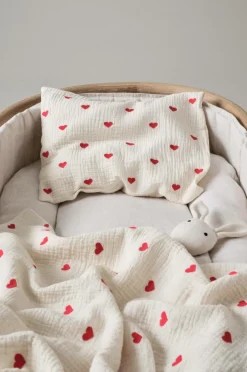 Jotex Lasten Vuodevaatteet^HEARTS BABY Tyynyliina 35x28 Cm - Ekologinen