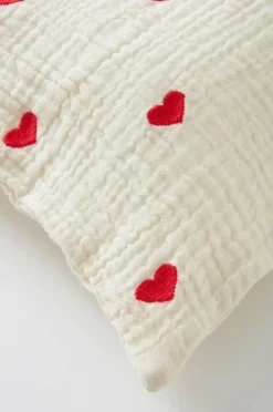 Jotex Lasten Vuodevaatteet^HEARTS BABY Tyynyliina 35x28 Cm - Ekologinen