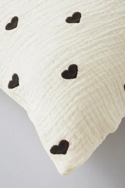 Jotex Lasten Vuodevaatteet^HEARTS MINI Tyynyliina 55x35 Cm - Ekologinen