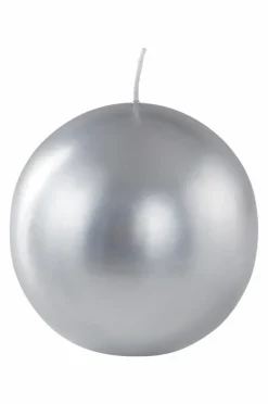 Jotex Kynttilät|Joulukoristeet^HILTON METALLIC Pallokynttilä ø 8 Cm