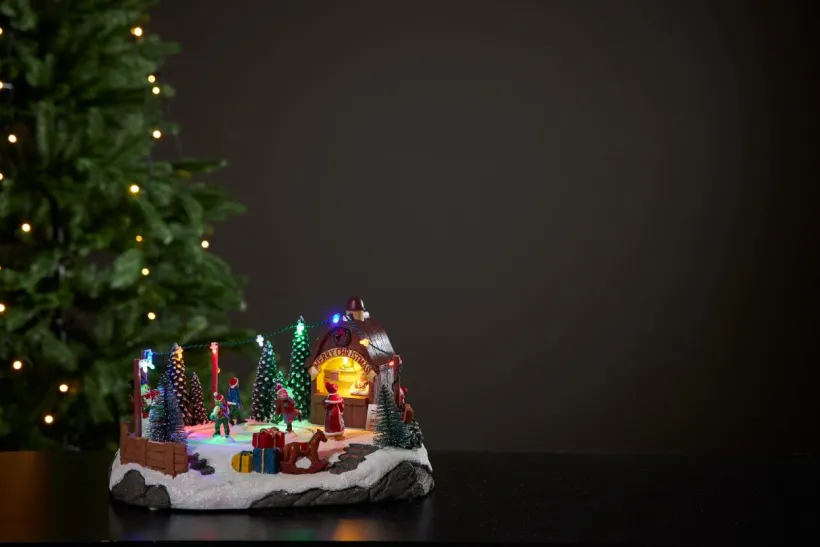 Jotex Jouluvalot^Joulukylä Iceville 16 Cm