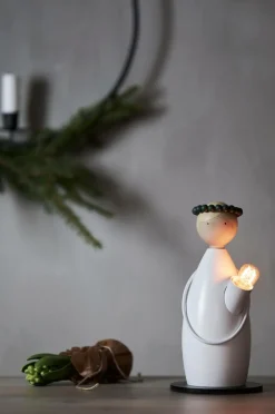 Jotex Jouluvalot^Kynttilänjalka Lucia Classic, Korkeus 24 Cm
