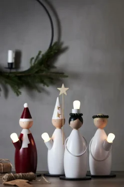 Jotex Jouluvalot^Kynttilänjalka Lucia Classic, Korkeus 24 Cm