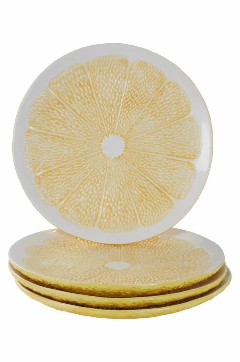 Jotex Lautaset^LEMON Lautaset, Halkaisija 27 Cm, 4/pakk.