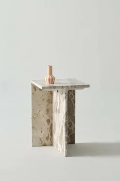 Jotex Pöydät^MELETO Sivupöytä Marmori 35x35 Cm