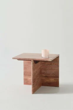 Jotex Pöydät^MELETO Sivupöytä Travertiini 40x45 Cm