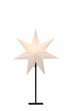 Jotex Jouluvalot^Metallijalkainen Paperitähti, Korkeus 65 Cm