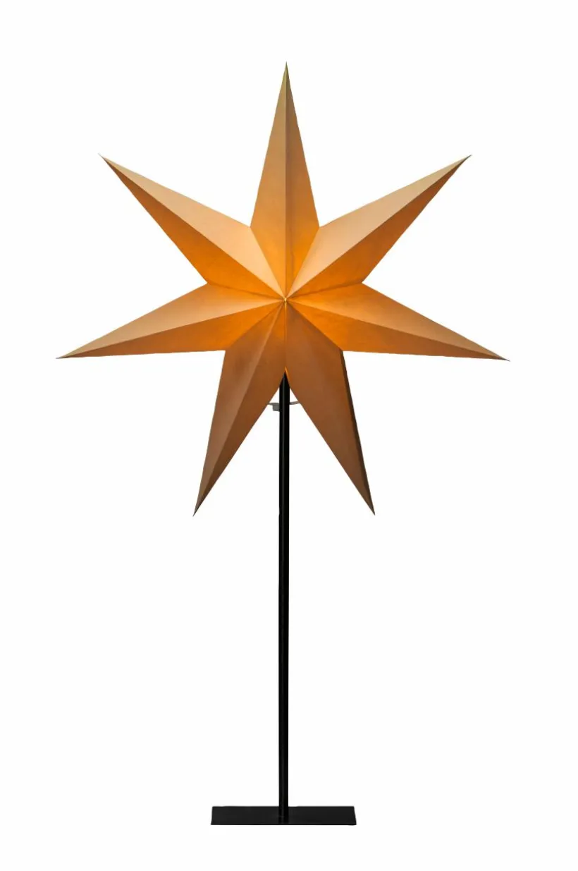 Jotex Jouluvalot^Metallijalkainen Paperitähti, Korkeus 80 Cm