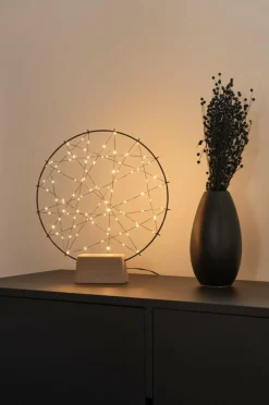 Jotex Jouluvalot^Metallikoriste Pyöreä, 100 LED 39,5 Cm