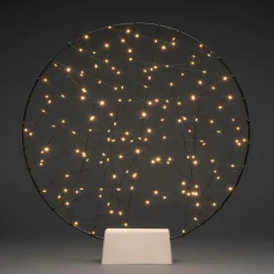 Jotex Jouluvalot^Metallikoriste Pyöreä, 160 LED 64 Cm