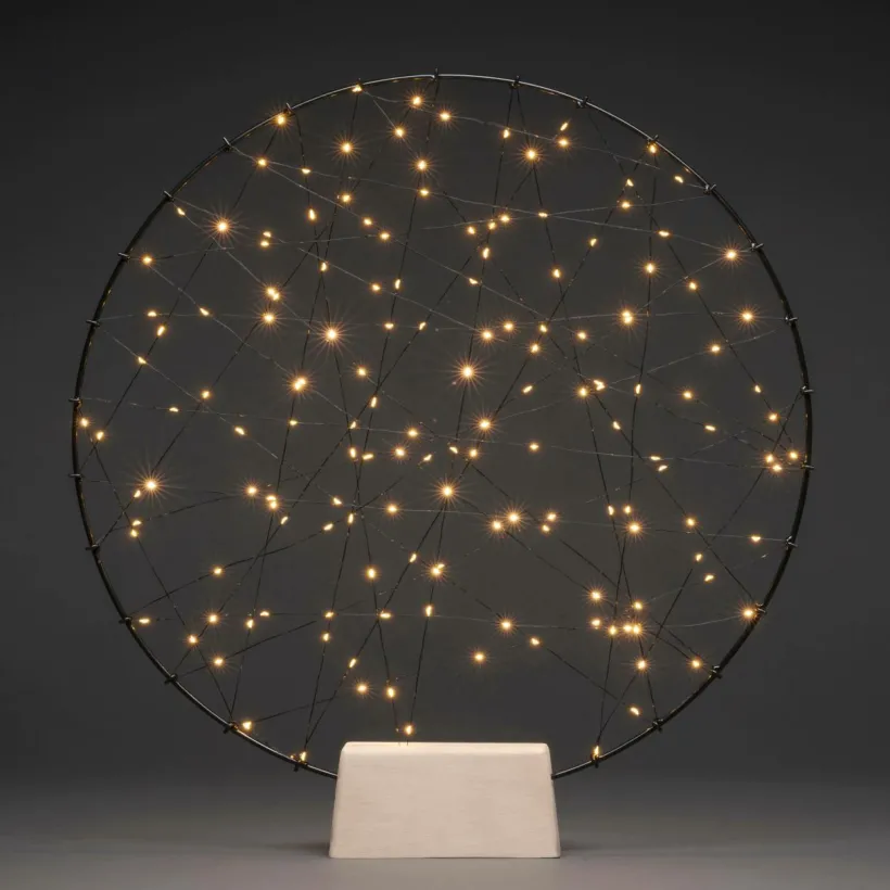 Jotex Jouluvalot^Metallikoriste Pyöreä, 160 LED 64 Cm