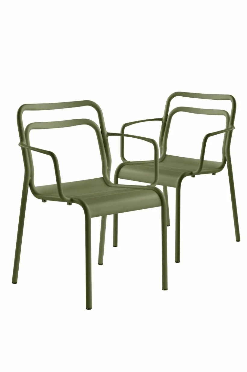 Jotex Puutarhatuolit & Puutarhajakkarat|Ulkokalusteet^PANTHEON Käsinojalliset Tuolit, 2/pakk.