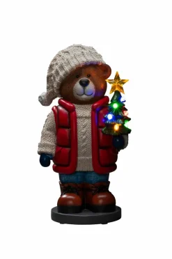 Jotex Jouluvalot^Pieni Teddykarhu LED Korkeus 38,5 Cm