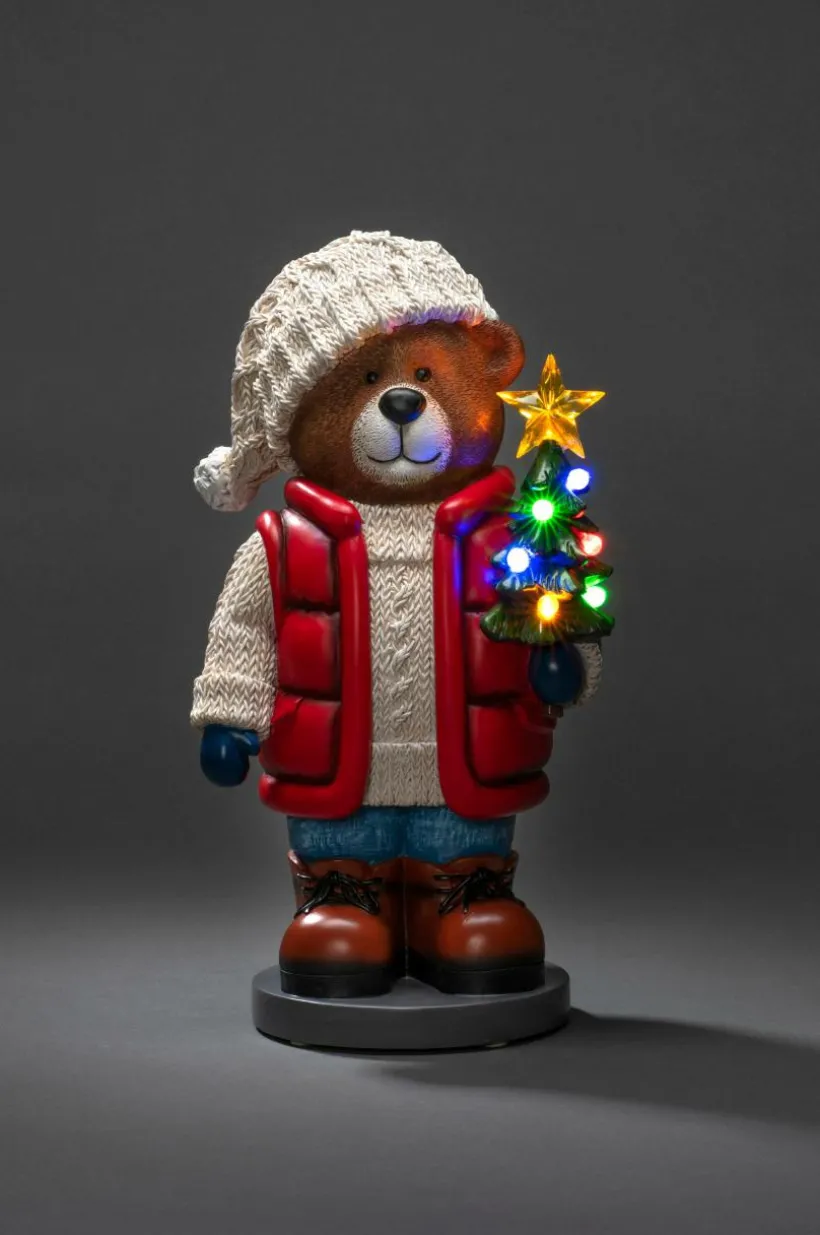 Jotex Jouluvalot^Pieni Teddykarhu LED Korkeus 38,5 Cm