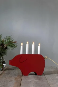 Jotex Jouluvalot^Sähkökynttelikkö Gry, Korkeus 28 Cm