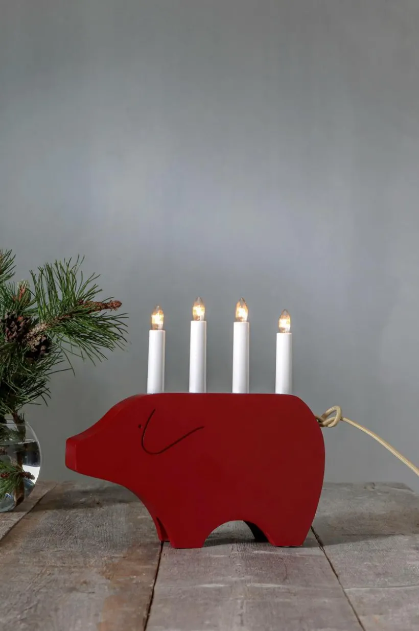 Jotex Jouluvalot^Sähkökynttelikkö Gry, Korkeus 28 Cm