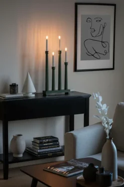 Jotex Jouluvalot^Sähkökynttelikkö Puuta, 4 Lamppua, 59 Cm