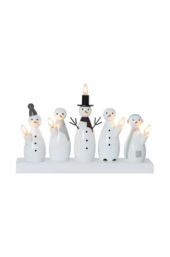 Jotex Jouluvalot^Sähkökynttelikkö Snowman 21 Cm