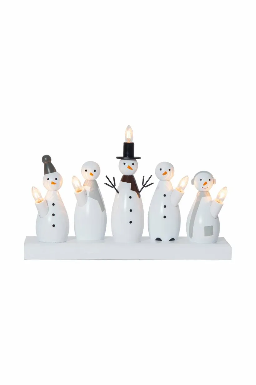 Jotex Jouluvalot^Sähkökynttelikkö Snowman 21 Cm