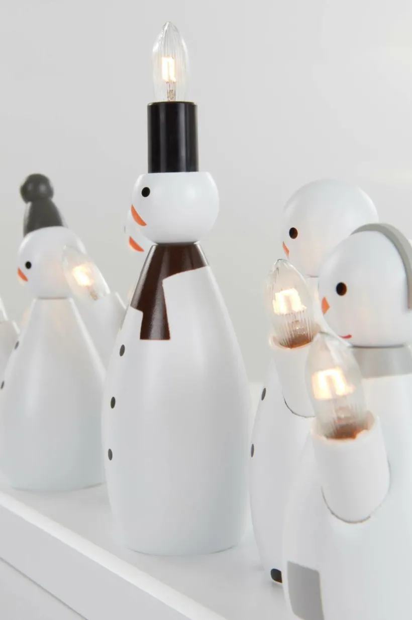 Jotex Jouluvalot^Sähkökynttelikkö Snowman 21 Cm