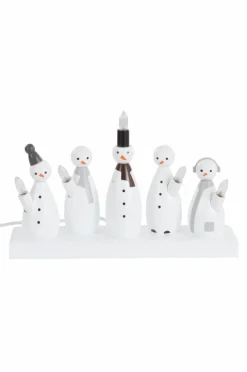 Jotex Jouluvalot^Sähkökynttelikkö Snowman 21 Cm