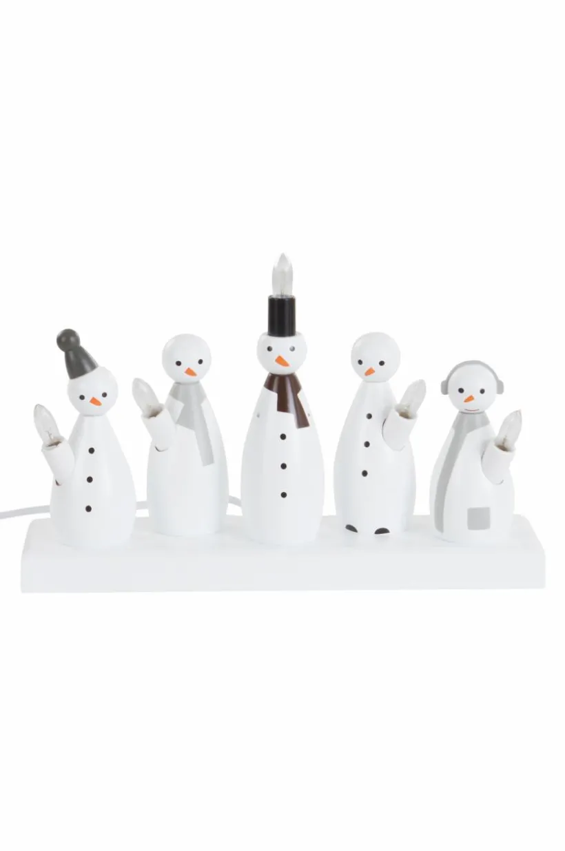 Jotex Jouluvalot^Sähkökynttelikkö Snowman 21 Cm