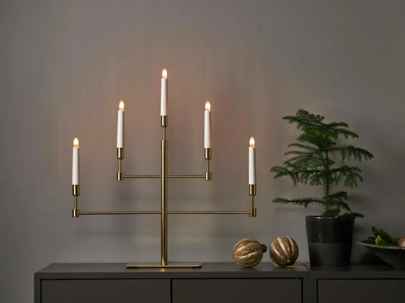 Jotex Jouluvalot^Sähkökynttelikkö Vide, Korkeus 53 Cm